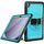 Custodia per tablet con supporto per giradischi con impugnatura a nido d'ape per Samsung Galaxy Tab A9+ (azzurro)