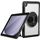 Custodia per tablet con supporto per giradischi con impugnatura a nido d'ape per Samsung Galaxy Tab A9+ (trasparente) Custodia per tablet con supporto per giradischi con impugnatura a nido d'ape per Samsung Galaxy Tab A9+ (trasparente)