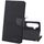 Per Samsung Galaxy S24+ 5G GOOSPERY CANVAS DIARY Custodia in pelle con texture in tessuto (Nero)