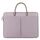 Borsa per laptop in tessuto Oxford da 15 -15,6 pollici Valigetta da donna per uomo con manico in PU (rosa loto)