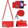 Custodia per cellulare in pelle con texture rombica per Samsung Galaxy S24+ 5G con cordino lungo (rosso) Custodia per cellulare in pelle con texture rombica per Samsung Galaxy S24+ 5G con cordino lungo (rosso)