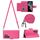 Custodia per cellulare in pelle con texture rombica per Samsung Galaxy S22 Ultra 5G con cordino lungo (rosa rosso) Custodia per cellulare in pelle con texture rombica per Samsung Galaxy S22 Ultra 5G con cordino lungo (rosa rosso)