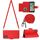 Custodia per cellulare in pelle con texture rombica per Nokia C02 con cordino lungo (rosso) Custodia per cellulare in pelle con texture rombica per Nokia C02 con cordino lungo (rosso)