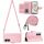 Custodia per cellulare in pelle Flip con texture rombica per Honor 90 con cordino lungo (rosa) Custodia per cellulare in pelle Flip con texture rombica per Honor 90 con cordino lungo (rosa)