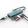 Onten UC122 6 in 1 da USB-C/Tipo-C a SD + TF + scheda + HUB USB 3.0 con ingresso 5 V e scheda di rete 100 Mbps