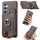 Per Samsung Galaxy S24+ 5G Litchi Pelle Olio Bordo Anello Cerniera Portafoglio Custodia per telefono posteriore (Grigio) Per Samsung Galaxy S24+ 5G Litchi Pelle Olio Bordo Anello Cerniera Portafoglio Custodia per telefono posteriore (Grigio)
