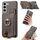 Per Samsung Galaxy S22+ 5G Litchi Pelle Olio Bordo Anello Cerniera Portafoglio Custodia posteriore per telefono(Grigio) Per Samsung Galaxy S22+ 5G Litchi Pelle Olio Bordo Anello Cerniera Portafoglio Custodia posteriore per telefono(Grigio)