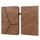 Custodia per tablet in pelle a righe goffrate per Amazon Kindle Paperwhite 5 2021 (marrone)