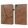 Custodia per tablet in pelle goffrata a righe in tinta unita per Lenovo Tab M11 (marrone) Custodia per tablet in pelle goffrata a righe in tinta unita per Lenovo Tab M11 (marrone)