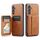 Per Samsung Galaxy A24 5G Fierre Shann Porta carte di credito in pelle di mucca con cera d'olio Custodia posteriore per telefono (marrone) Per Samsung Galaxy A24 5G Fierre Shann Porta carte di credito in pelle di mucca con cera d'olio Custodia posteriore per telefono (marrone)