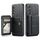 Per Samsung Galaxy A25 5G Fierre Shann Porta carte di credito in pelle di mucca con cera d'olio Custodia posteriore per telefono (nero) Per Samsung Galaxy A25 5G Fierre Shann Porta carte di credito in pelle di mucca con cera d'olio Custodia posteriore per telefono (nero)