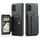 Per Samsung Galaxy A51 4G Fierre Shann Porta carte di credito in pelle di mucca con cera d'olio Custodia posteriore per telefono (nero) Per Samsung Galaxy A51 4G Fierre Shann Porta carte di credito in pelle di mucca con cera d'olio Custodia posteriore per telefono (nero)