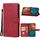Custodia in pelle per Sony Xperia 1 VI (rossa)