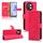 Custodia per telefono in pelle con vibrazione magnetica Skin Feel per vivo S18e (rosa rossa) Custodia per telefono in pelle con vibrazione magnetica Skin Feel per vivo S18e (rosa rossa)