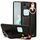 Per vivo S18 5G / V30 5G Custodia in pelle con cinturino posteriore per telefono (nero) Per vivo S18 5G / V30 5G Custodia in pelle con cinturino posteriore per telefono (nero)