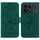 Per Xiaomi Redmi K70E / Poco X6 Pro Custodia per telefono in pelle goffrata rosa farfalla (verde) Per Xiaomi Redmi K70E / Poco X6 Pro Custodia per telefono in pelle goffrata rosa farfalla (verde)
