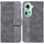 Per OPPO Reno11 Custodia per telefono in pelle goffrata geometrica globale (grigia) Per OPPO Reno11 Custodia per telefono in pelle goffrata geometrica globale (grigia)