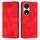 Custodia per telefono in pelle For Honor X7b Dream Triangle con cordino (rosso) Custodia per telefono in pelle For Honor X7b Dream Triangle con cordino (rosso)