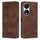 Custodia per telefono in pelle For Honor X7b Dream Triangle con cordino (marrone) Custodia per telefono in pelle For Honor X7b Dream Triangle con cordino (marrone)