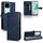 Custodia per telefono in pelle con texture a nido d'ape per vivo S18 5G / V30 5G (blu) Custodia per telefono in pelle con texture a nido d'ape per vivo S18 5G / V30 5G (blu)
