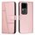 Custodia per telefono in pelle con fibbia in pelle di vitello con cuciture per vivo S18 / S18 Pro (rosa) Custodia per telefono in pelle con fibbia in pelle di vitello con cuciture per vivo S18 / S18 Pro (rosa)
