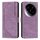 Per Xiaomi 14 Custodia per telefono in pelle con motivo a strisce Ultra Skin Feel con cordino lungo (viola) Per Xiaomi 14 Custodia per telefono in pelle con motivo a strisce Ultra Skin Feel con cordino lungo (viola)