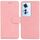 Per OPPO Reno 11 F Global Skin Feel Custodia in pelle flip in puro colore (rosa) Per OPPO Reno 11 F Global Skin Feel Custodia in pelle flip in puro colore (rosa)