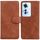 Per OPPO Reno11 F Global Skin Feel Custodia in pelle flip in puro colore (marrone) Per OPPO Reno11 F Global Skin Feel Custodia in pelle flip in puro colore (marrone)