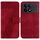 Custodia per telefono in pelle goffrata a forma di 7 per Xiaomi Redmi K70E / Poco X6 Pro (rossa) Custodia per telefono in pelle goffrata a forma di 7 per Xiaomi Redmi K70E / Poco X6 Pro (rossa)