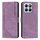 Custodia per cellulare in pelle con motivo a strisce per Honor X8b con cordino (viola) Custodia per cellulare in pelle con motivo a strisce per Honor X8b con cordino (viola)