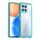 Per Honor X6S Custodia per telefono ibrida in TPU acrilico serie colorata (blu trasparente) Per Honor X6S Custodia per telefono ibrida in TPU acrilico serie colorata (blu trasparente)