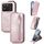 Per Xiaomi Redmi K70E Custodia per cellulare in pelle con chiusura verticale a portafoglio con cerniera (rosa) Per Xiaomi Redmi K70E Custodia per cellulare in pelle con chiusura verticale a portafoglio con cerniera (rosa)