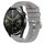 Per Huawei Watch GT3 46mm 22mm Cinturino in silicone morbido a tinta unita (grigio) Per Huawei Watch GT3 46mm 22mm Cinturino in silicone morbido a tinta unita (grigio)