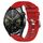 Per Huawei Watch GT3 46mm 22mm Cinturino in silicone morbido a tinta unita (rosso) Per Huawei Watch GT3 46mm 22mm Cinturino in silicone morbido a tinta unita (rosso)