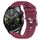 Per Huawei Watch GT3 46mm 22mm Cinturino in silicone morbido a tinta unita (rosso vino) Per Huawei Watch GT3 46mm 22mm Cinturino in silicone morbido a tinta unita (rosso vino)
