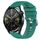 Per Huawei Watch GT3 46mm 22mm Cinturino in silicone morbido a tinta unita (verde) Per Huawei Watch GT3 46mm 22mm Cinturino in silicone morbido a tinta unita (verde)