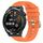 Per Huawei Watch GT Runner 22mm Cinturino in silicone morbido a tinta unita (arancione) Per Huawei Watch GT Runner 22mm Cinturino in silicone morbido a tinta unita (arancione)