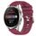 Per Huawei Watch 3 Pro 22mm Cinturino in silicone morbido a tinta unita (rosso vino) Per Huawei Watch 3 Pro 22mm Cinturino in silicone morbido a tinta unita (rosso vino)