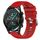 Per Huawei GT2 46mm 22mm Cinturino in silicone morbido a tinta unita (rosso) Per Huawei GT2 46mm 22mm Cinturino in silicone morbido a tinta unita (rosso)