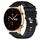 For Honor Watch GS 3 22mm Cinturino in silicone morbido a tinta unita (nero) For Honor Watch GS 3 22mm Cinturino in silicone morbido a tinta unita (nero)