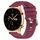 For Honor Watch GS 3 22mm Cinturino in silicone morbido a tinta unita (rosso vino) For Honor Watch GS 3 22mm Cinturino in silicone morbido a tinta unita (rosso vino)