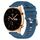 For Honor Watch GS 3 22mm Cinturino in silicone morbido a tinta unita (blu) For Honor Watch GS 3 22mm Cinturino in silicone morbido a tinta unita (blu)