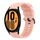 Per Samsung Galaxy Watch 4 44mm 20mm Cinturino in silicone morbido a tinta unita (rosa) Per Samsung Galaxy Watch 4 44mm 20mm Cinturino in silicone morbido a tinta unita (rosa)