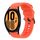 Per Samsung Galaxy Watch 4 44mm 20mm Cinturino in silicone morbido a tinta unita (rosso) Per Samsung Galaxy Watch 4 44mm 20mm Cinturino in silicone morbido a tinta unita (rosso)