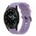 Per Samsung Galaxy Watch 4 40mm 20mm Cinturino in silicone morbido a tinta unita (viola) Per Samsung Galaxy Watch 4 40mm 20mm Cinturino in silicone morbido a tinta unita (viola)