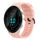 Per Garmin Forerunner 158 20mm Cinturino in silicone morbido a tinta unita (rosa)