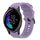 Per cinturino in silicone morbido a tinta unita Garmin Venu 20 mm (viola)