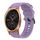 Per Garminmove Luxe 20mm cinturino in silicone morbido a tinta unita (viola)