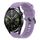 Per Huawei Watch GT3 42mm 20mm Cinturino in silicone morbido a tinta unita (viola) Per Huawei Watch GT3 42mm 20mm Cinturino in silicone morbido a tinta unita (viola)