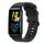 Cinturino per orologio in silicone morbido a tinta unita For Honor Watch ES 20 mm (nero) Cinturino per orologio in silicone morbido a tinta unita For Honor Watch ES 20 mm (nero)